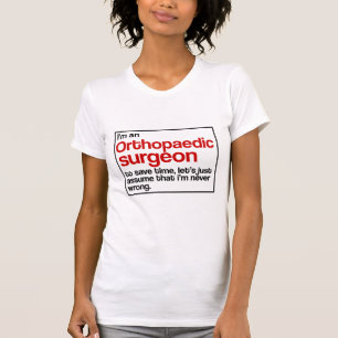 T-shirt Chirurgien orthopédique