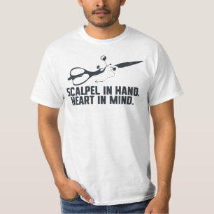 T-shirt Chirurgien – Scalpel en main, cœur à l'esprit