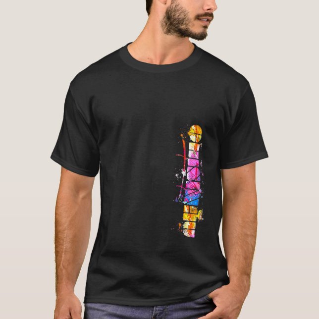 T-shirt Chisinau Lettre Aquarelle Kishinev (Devant)