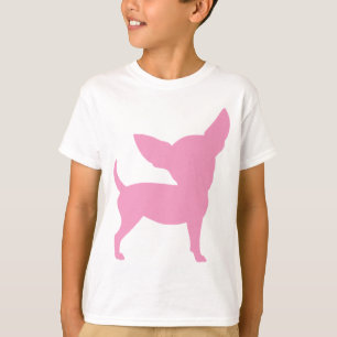 T-shirt Chiwawa drôle rose