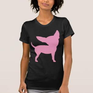 T-shirt Chiwawa drôle rose