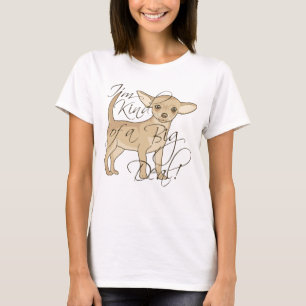 T-shirt Chiwawa je suis un peu une conception graphique