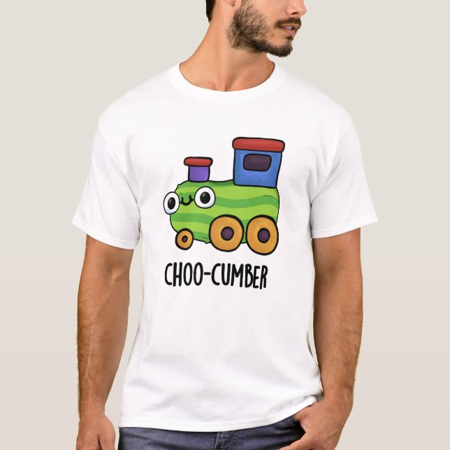 T-shirt Chocolat Concombre Drôle (Devant)