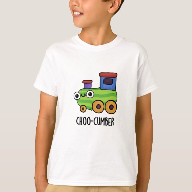 T-shirt Chocolat Concombre Drôle (Devant)