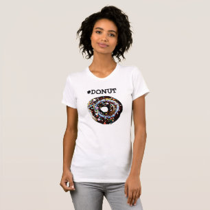 T-shirt Chocolat congelé et saupoudrer la chemise à Donut
