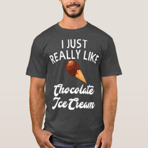 T-shirt Chocolat Crème de glace Vêtements Unique Crème