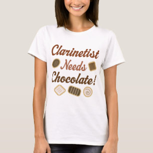 T-shirt Chocolat de Clarinetist