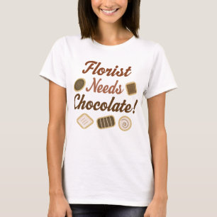 T-shirt Chocolat de fleuriste