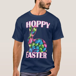 T-shirt Chocolat de Pâques Hoppy Lapin de Pâques 