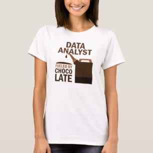 T-shirt Chocolat (drôle) d'analyste de données