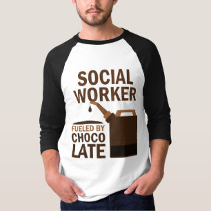 T-shirt Chocolat (drôle) d'assistant social
