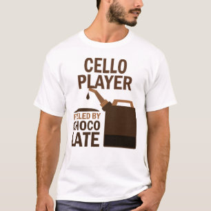 T-shirt Chocolat (drôle) de joueur de violoncelle