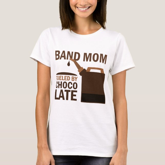 T-shirt Chocolat (drôle) de maman de bande (Devant)