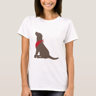 T-shirt Chocolat labrador retriever