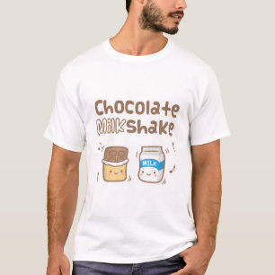 T-shirt Chocolat mignon et Lait Serrer le caniche