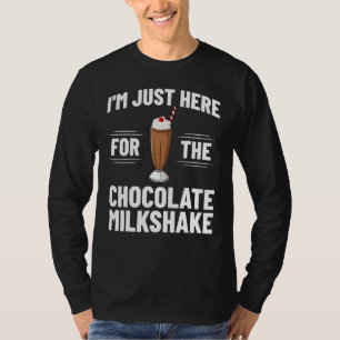 T-shirt Chocolat Milkshake Lait Choco Shake Boire
