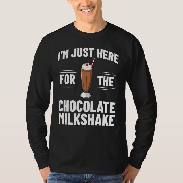 T-shirt Chocolat Milkshake Lait Choco Shake Boire (Devant)