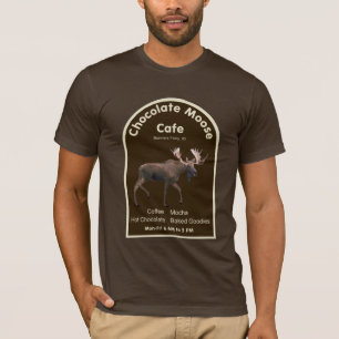 T-shirt Chocolat Moose Café