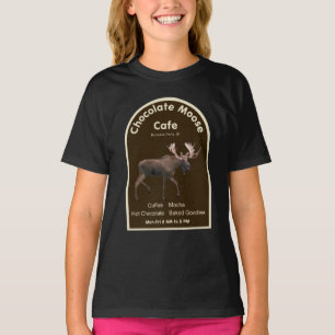 T-shirt Chocolat Moose Café