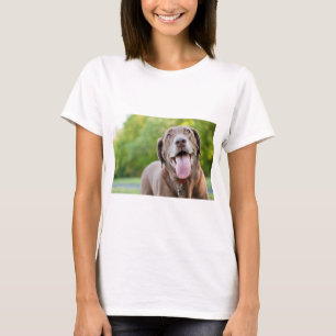 T-shirt Chocolate Labrador Dog