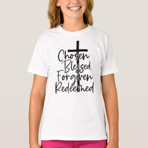 T-shirt Choisi Bénéficié Pardonné Racheté-5572