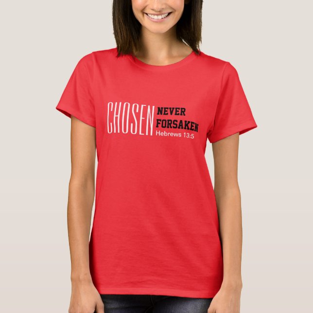 T-shirt CHOISI JAMAIS FORSAKEN Christian (Devant)
