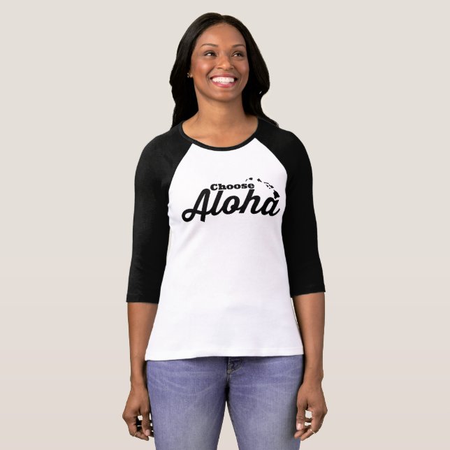 T-shirt Choisir Aloha (Devant entier)