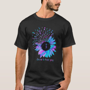 T-shirt Choisir De Continuer À Prévenir Le Semicolon Suici