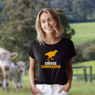T-shirt Choisir la compassion, l'activisme végétal de pous