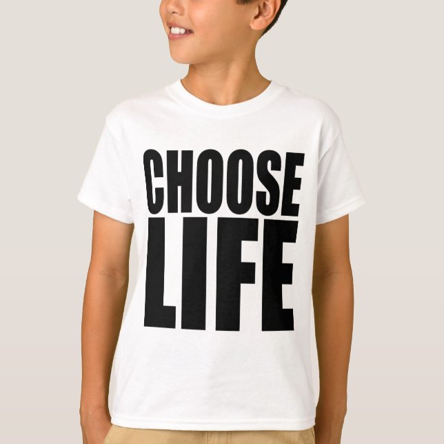T-SHIRT CHOISIR LA VIE (Devant)