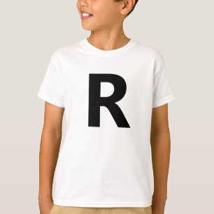 T-shirt Choisir une lettre   Police : Ouvrir Sans Condensé