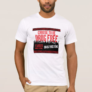 T-shirt Choisissez d'être drogue libre