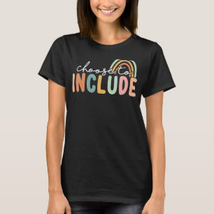 T-shirt Choisissez d'inclure pour l'enseignant en autisme 