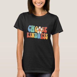 T-shirt Choisissez Kindness Retro Super Daisy Be Kind Insp