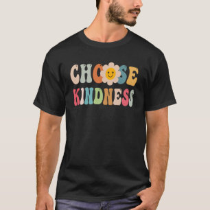 T-shirt Choisissez Kindness Retro Super Daisy Be Kind Insp