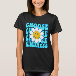 T-shirt Choisissez la gentillesse sourire visage inspirant