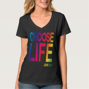 T-shirt Choisissez la vie éternelle Jean Chrétiens