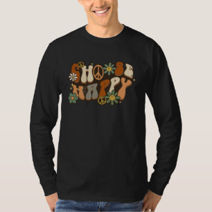 T-shirt Choisissez Signe De Paix Heureux Fleurs De Marguer