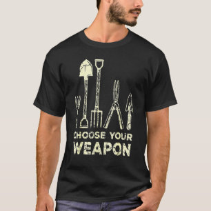 T-shirt Choisissez vos outils de jardin de fleurs de jardi