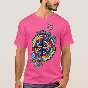 T-shirt Choisissez votre Compass Aventure Bleu