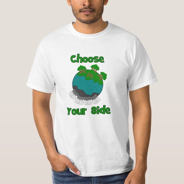 T-shirt Choisissez votre côté (Devant)