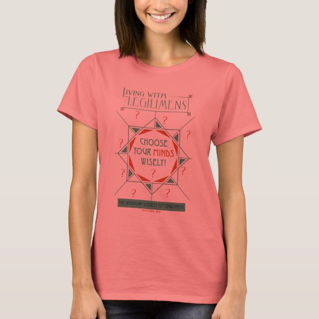 T-shirt Choisissez votre esprit judicieusement - Poster Le (Devant)