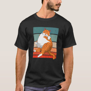 T-shirt chonk cat mèmes rétro chats Vintages chats