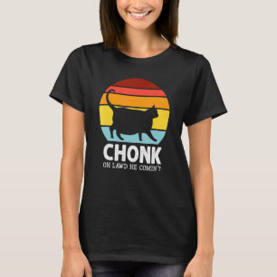 T-shirt Chonk Chat Maman Femme Chat