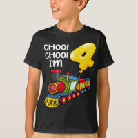 Choo Choo J'ai 4 ans Locomotive Boys Train 4t