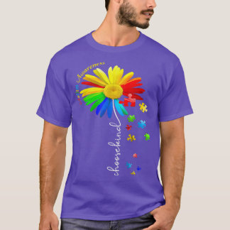 T-shirt Choose Kind Autism Awareness Sunflower For men wom