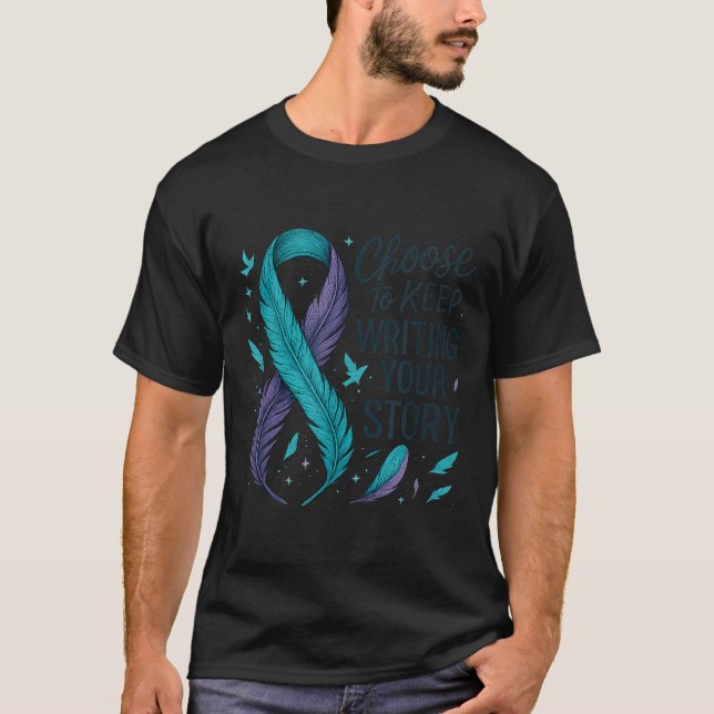 T-shirt Choose To Keep Writing Your Story Insrational Quot (Devant)