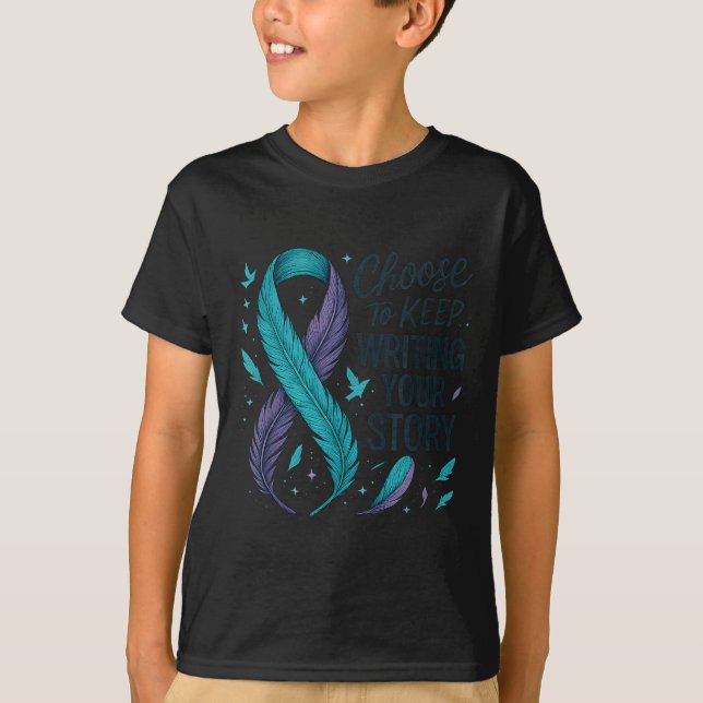 T-shirt Choose To Keep Writing Your Story Insrational Quot (Devant)
