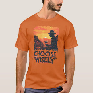 T-shirt Choose Wisely Sunset