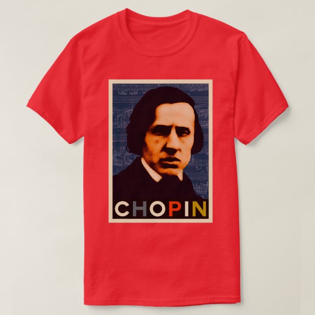 T-shirt Chopin 3 (Design devant)